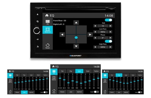 Blaupunkt Copenhagen 700 2-DIN car multimedia double DIN in car navigation and multimedia system