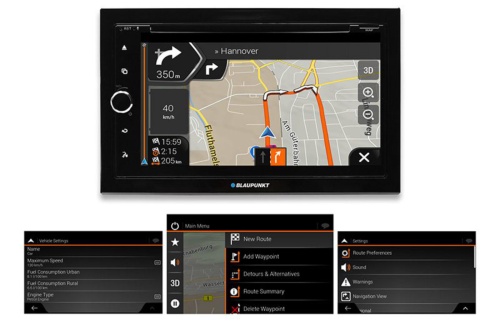 Blaupunkt Copenhagen 700 2-DIN car multimedia double DIN in car navigation and multimedia system