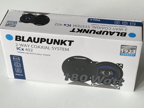 Blaupunkt ICx 402 4'' 10cm 100mm in car speakers 2 way coaxial 180W